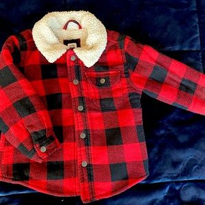 Gap plaid Sherpa jacket